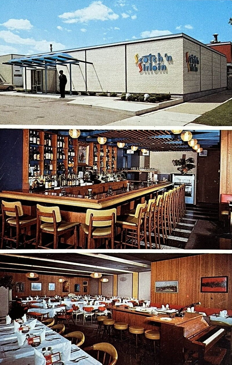Scotch and Sirloin - Old Postcard (newer photo)
